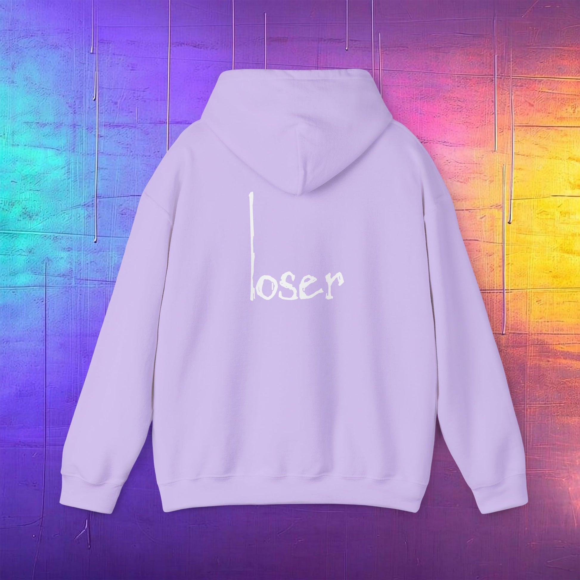 Back Light Purple Loser Hoodie 