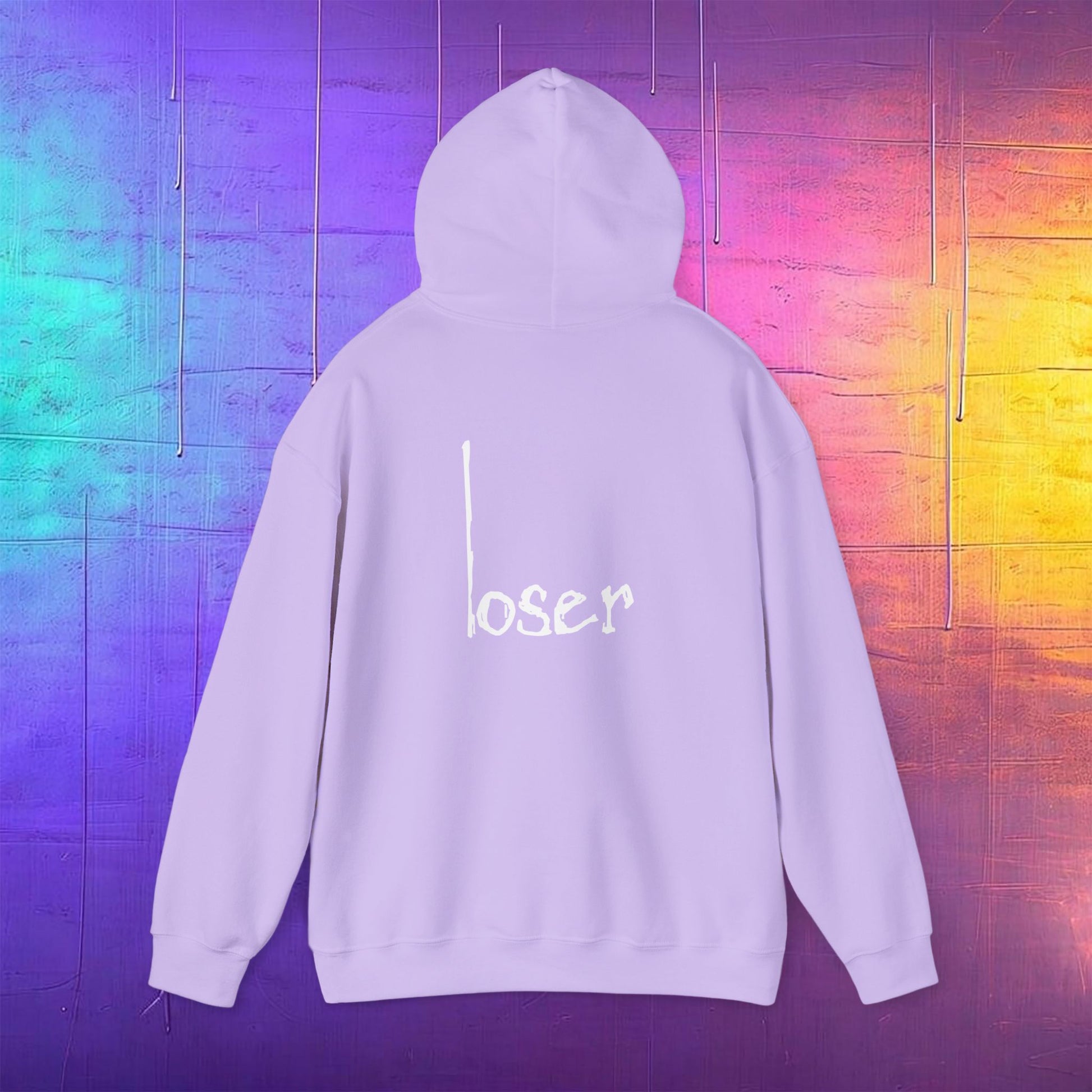 Back Light Purple Loser Hoodie 2