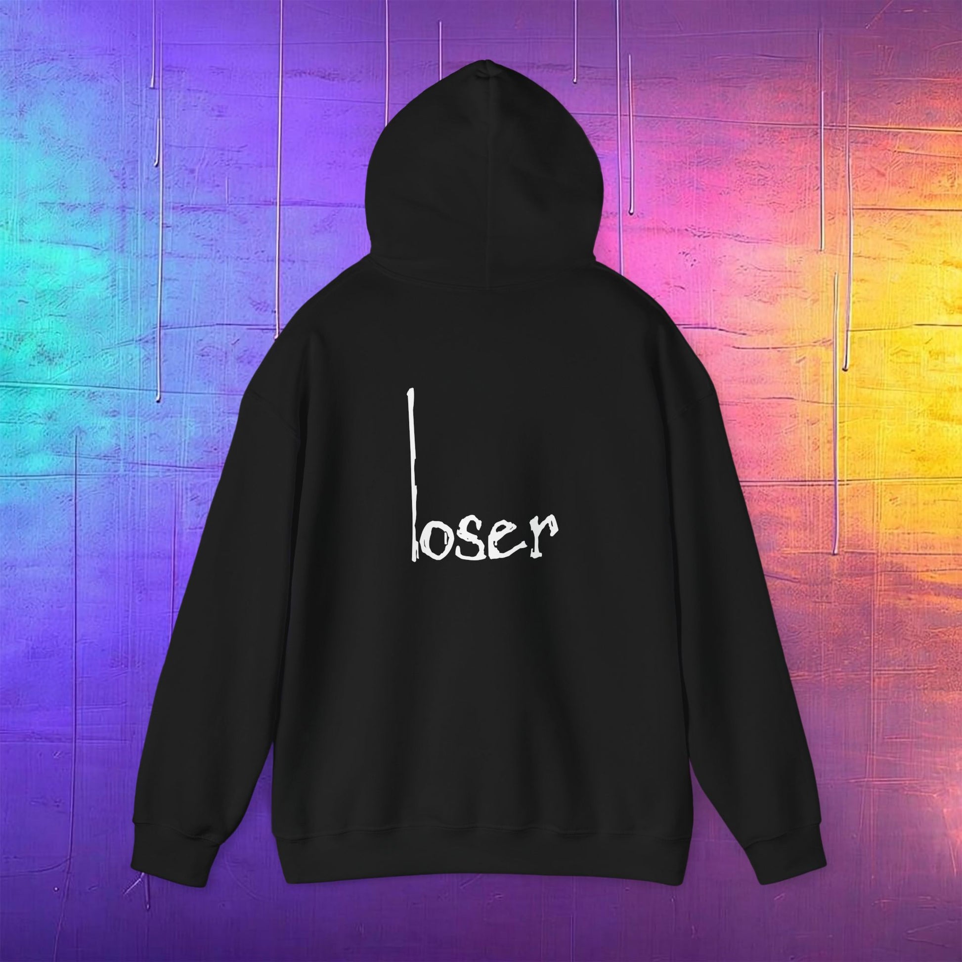 Back Loser Hoodie Black 2